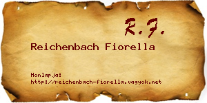 Reichenbach Fiorella névjegykártya